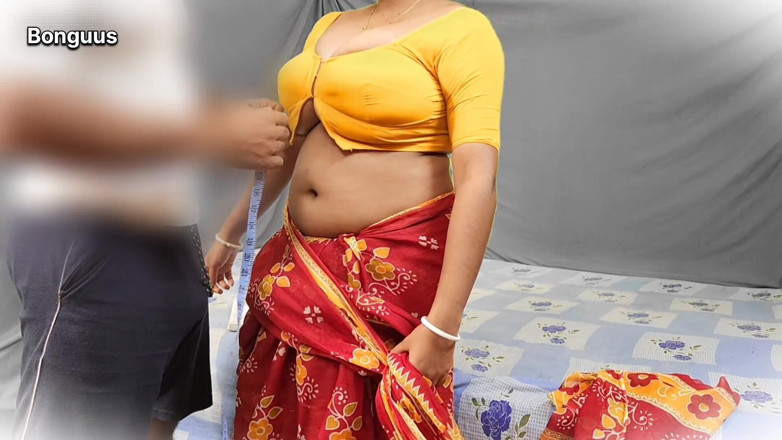 Riya Bonguus: Dress Tailor Fucks Big Boob MILF Then Cum Inside Her...