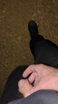 Jerk off Outdoors