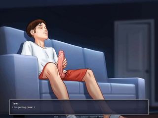 Dirty GamesXxX: Yaz mevsimi efsanesi: üvey anne üvey oğlunu oturma odasında porno izlerken yakaladı...