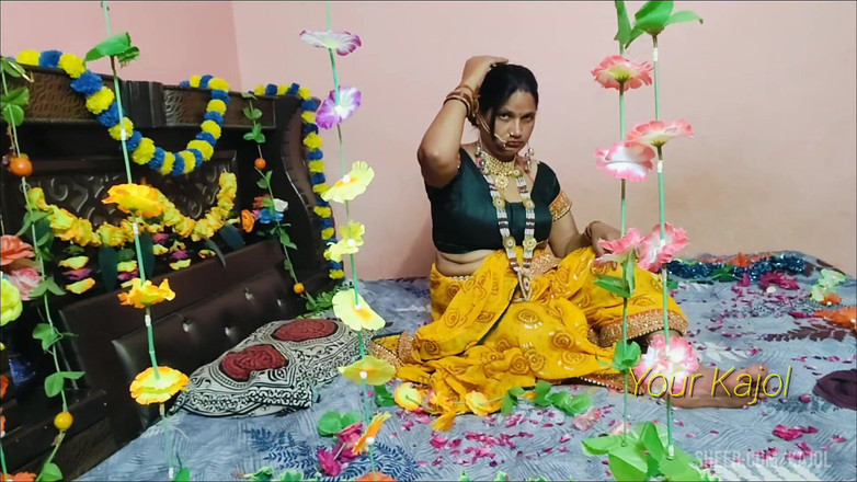 Lustykajolbhabhi: La nuit de noces de Kajol la bhabhi