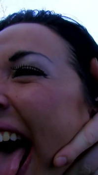 Slutty Busty Teen Gets Fucked Ina Double Penetration by Two Guys