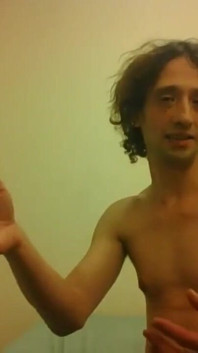Topless Transgirl Showing off Locking Thumbs
