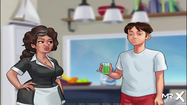 Mr Studio X: Summertimesaga - Pokojówka Blowjob E4 # 50