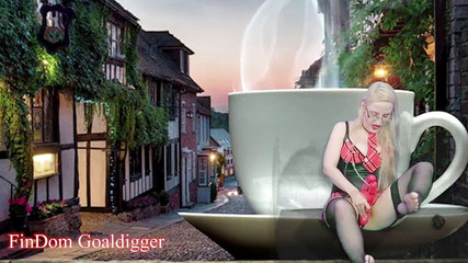FinDom Goaldigger: Лижи свій член на уроці