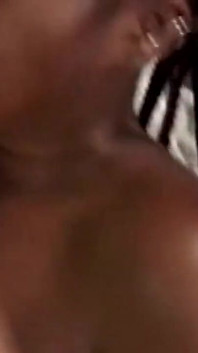Thick Black MILF Rides Massive Cock Reverse Cowgirl
