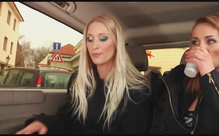 German amateur - 100% German hardcore videos: Babes picking up guys to fuck them in a car