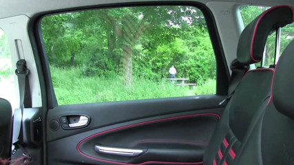 Popp Sylvie: Outdoor sex at German Autobahn with Popp Sylvie