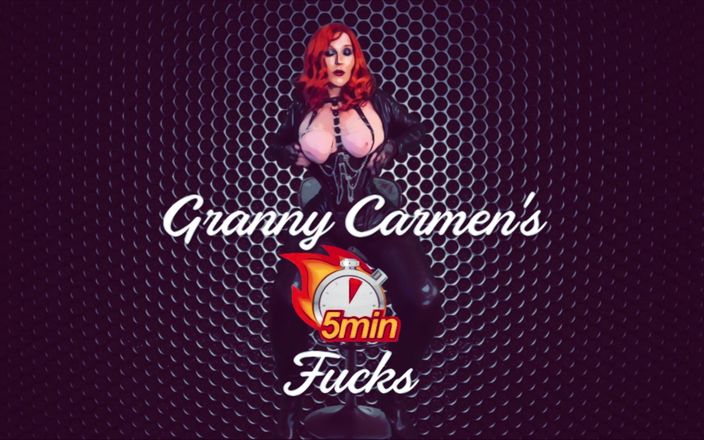 Carmen Angel: Elastigranny: Rắc rối kép xuất tinh chảy tràn tinh dịch