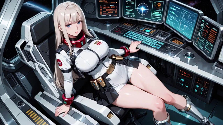 Tay Swift X: Taboo Contrast in Her White Tech-uniform, Stretched Tight While Squatting...