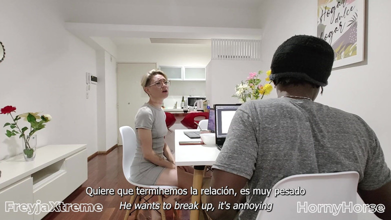 Argentina interracial: Cheating Anal Slut Squirting on BBC Splitting Her Asshole