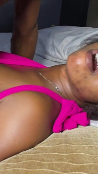 Ebony Pussy so Wet She Makes My Dick Cum