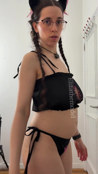 Watch Me Try on This Kitty Girl