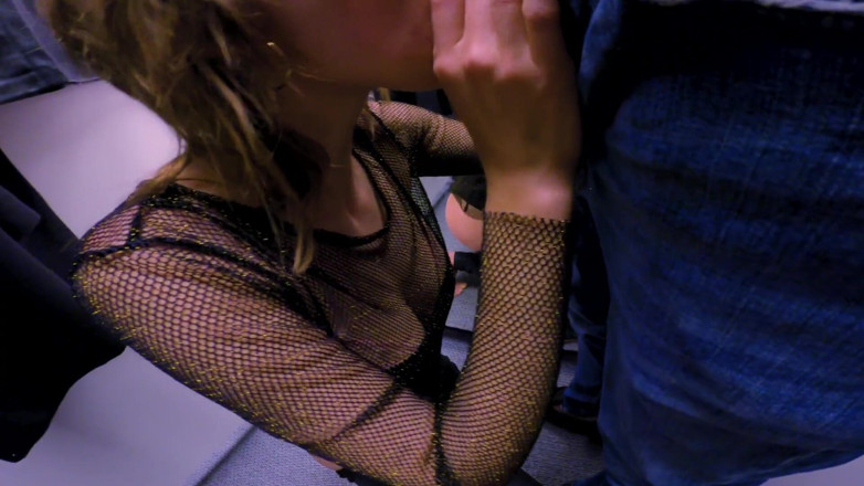 Art By SoftApproach: Real Amateur Couple - Quick and Risky Public Fitting Room Blowjob