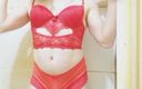 Carol videos shorts: Trying on My Stepsister&amp;#039;s Red Lingerie