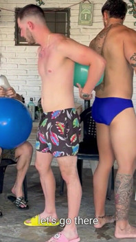 Heet spelen met ballonnen