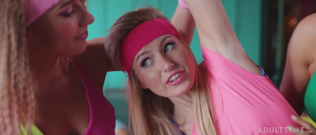 Adult Time: GIRLCORE - The go girls- lesbian aerobics