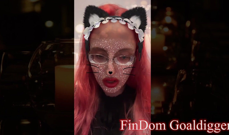 FinDom Goaldigger: Kedi transeksüel prenses dönüşümü