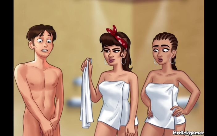 Hornysexes: 여친과 즐거운 시간을 즐기는 Summertime Saga Anon