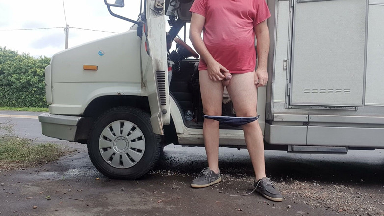 Mirko2589: Naked Near a Road