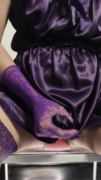 Kanisa on Purple Night Gown Ep3: Play with Her Dick and Cum