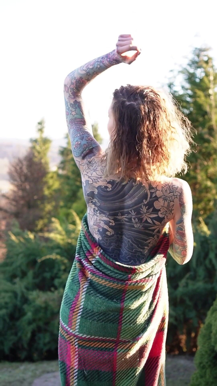 Roxy Rain: The Forest Sees Me Naked, Only Towel Keeps the Secret