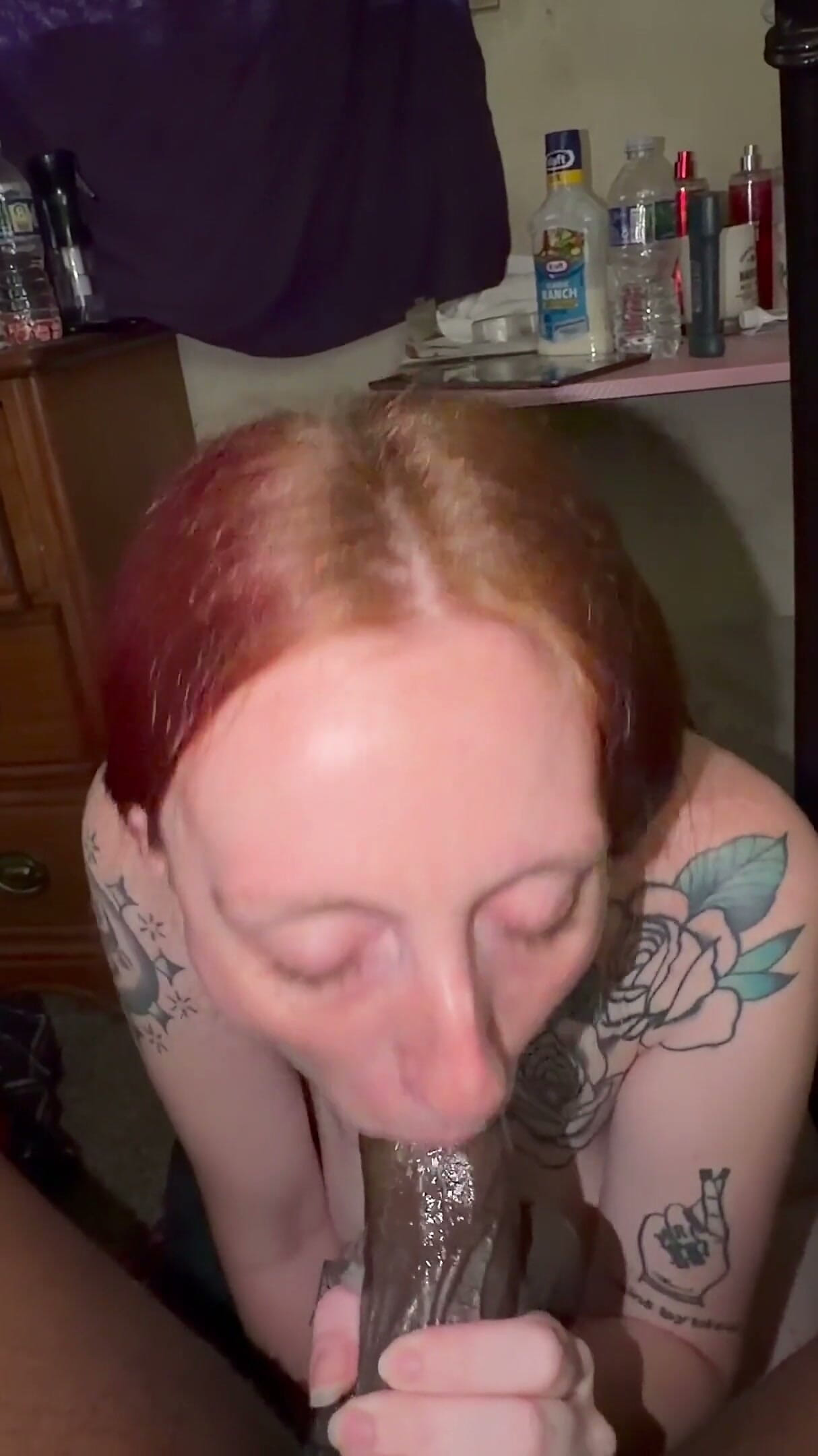 Young Redhead PAWG Addicted to Sucking and Creaming Massive BBC