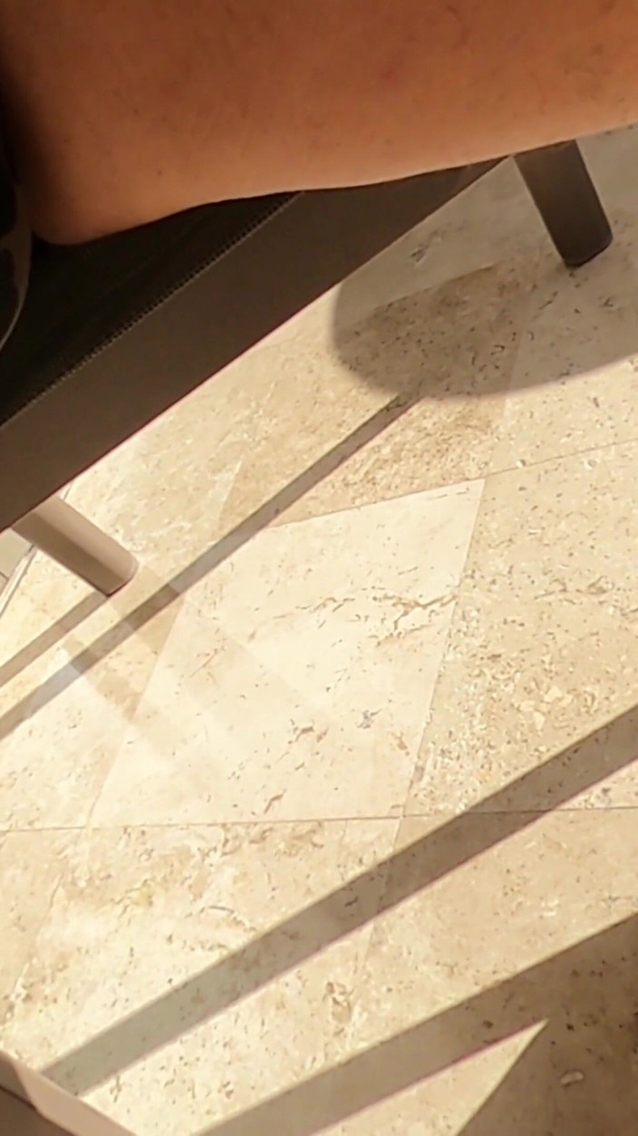Silvercouple69: Teasing Under the Table Again