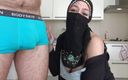 Souzan Halabi: Horny Algerian Wife in Hijab Cheating with Big Cocks in...