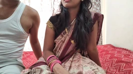 Desi Bhabhi masturbated her lover's dick and fucked his pussy