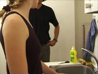 VintageXMovies: Teen in the kitchen