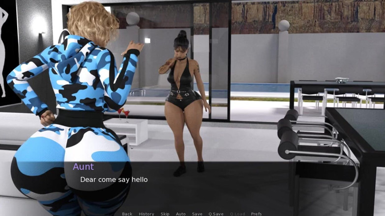 XXX Games Bunk: Chuyến thăm của ông nội - G'sv-gameplay - nhập vai - hồ bơi