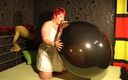 Anna Devot and Friends: Annadevot - Black Balloon, Golden Heels, Red Fingernails!