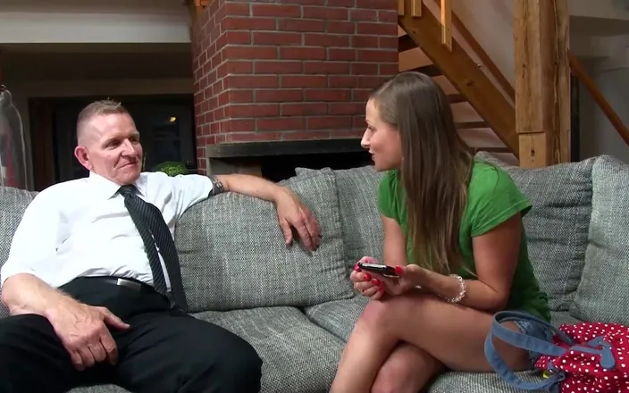 Old & Young: Hot Teen Girl Fucks Her Friend's Neighbor