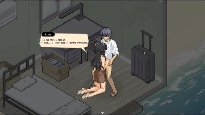 NSFWOtaku: 헨타이 게임 - 우미 노 르 Ntr 이야기 - 핸잡과 파이주리 장면 - 헨타이 갤러리