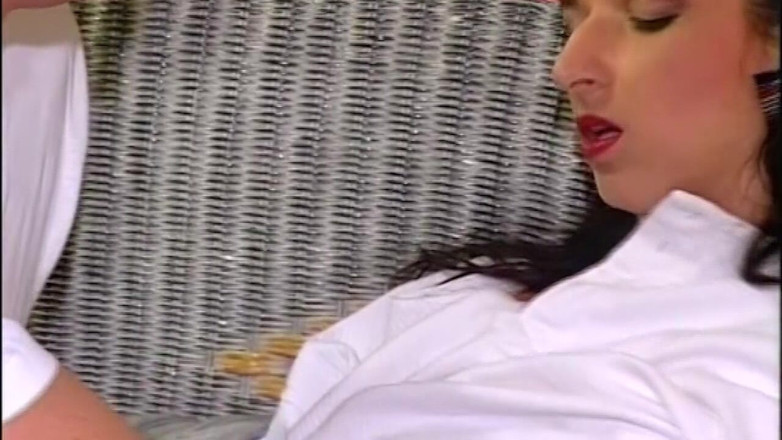 VELVET1984: Busty Brunette MILF Takes Cock Deep From Behind