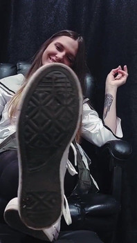 Anime Schoolgirl POV Sneakers and Feet Domination