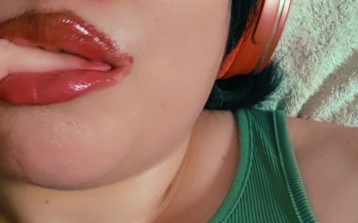 MyPrejacBoyfriend: Mondfetisj! Natte pronk met mijn lippen en tong