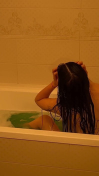 Caught in the Bathroom, Wet Anal Training