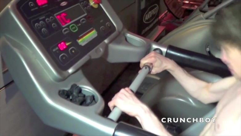 Crunch Boy: sexy blond dude fucked by sportive boy at the sport...