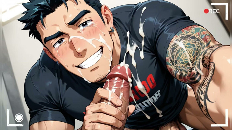 AI gay porn: Man Blowjob Ass Hole Licking