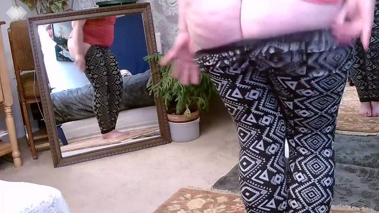 dawnskye1962: V 318 Tights and a Thong on Dawnskyes Big Phat Ass