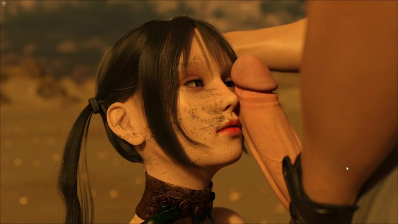 Future Money Man: Asha Giving Me a Blowjob in Desert