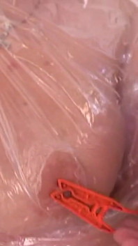 Raincoat Boobs Show!