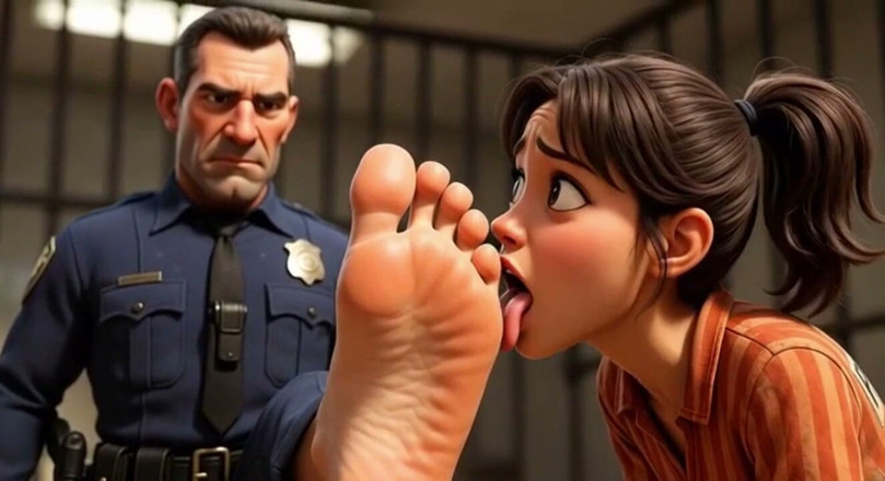 YOUR BEST FANTASY: Olizování policejních nohou – těžké ponížení