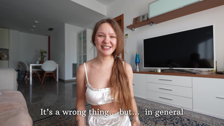 Alexa Poshspicy: POV pomaga mojej przyrodniej siostrze strzelać porno. Pierwszy raz anal....