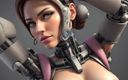 AI Porn: 3D хентай кибернетической крошки - Цифровое искусство