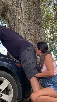 Smelling and Licking the Mechanic's Ass to Pay for the Car Repair