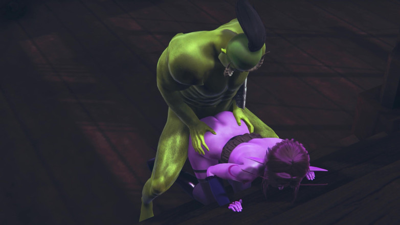 Waifu club 3D: Orc ने एक योगिनी की गांड चुदाई की