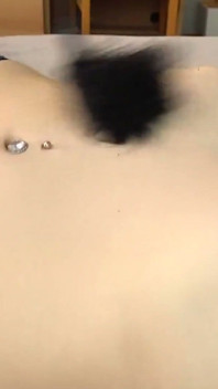 Old Guy Obsessed with Belly Button-licking. He's Not Shy About Playing