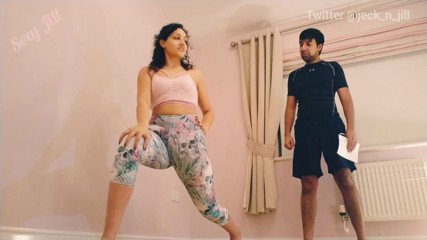 Big Ass Latina: Big ass Latina gym babe tricked into stripping and sucking...